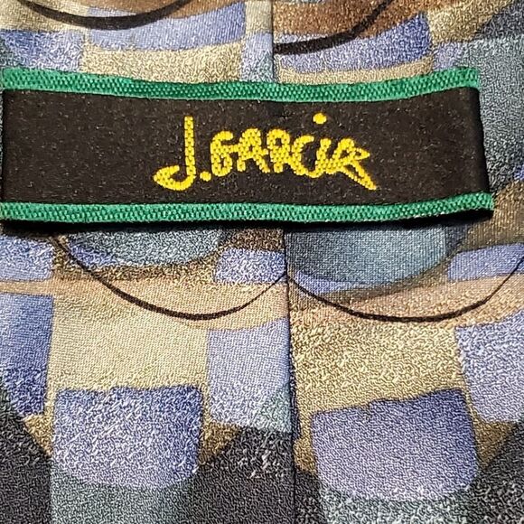 Jerry GARCIA Multi-Color THE BLUE ICEBERG Collection 36 Tie 59" x 4" EUC - Picture 4 of 5